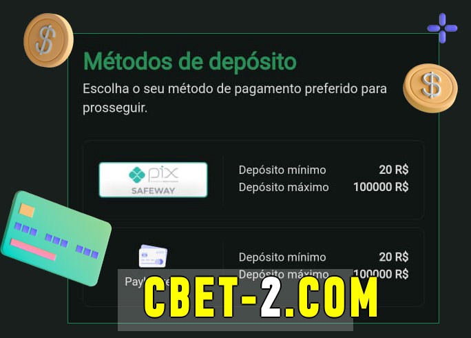 O cassino cbet bet oferece uma grande variedade de métodos de pagamento