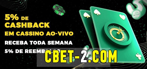 Promoções do cassino ao Vivo cbet 